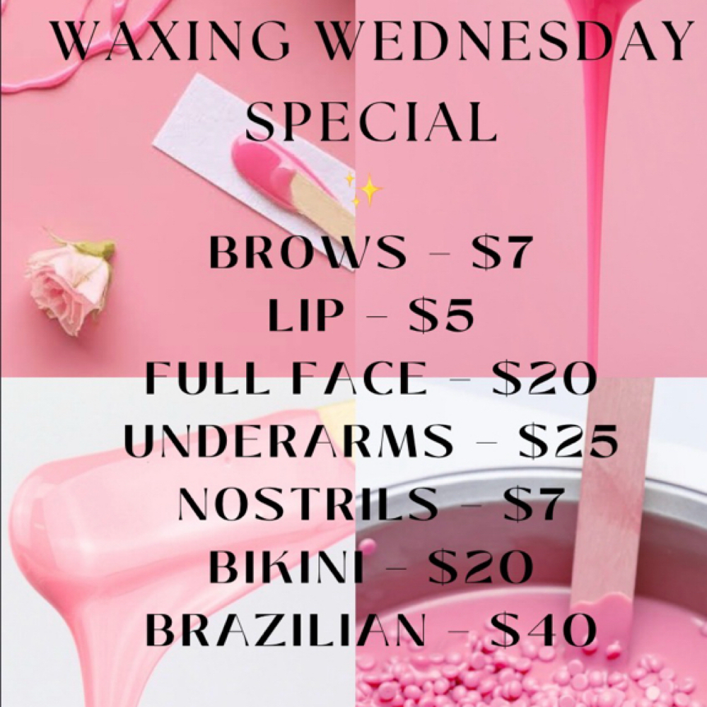 WEDNESDAY WAX SPECIAL at Beauty Vibes by Ashtyn in Amarillo, TX