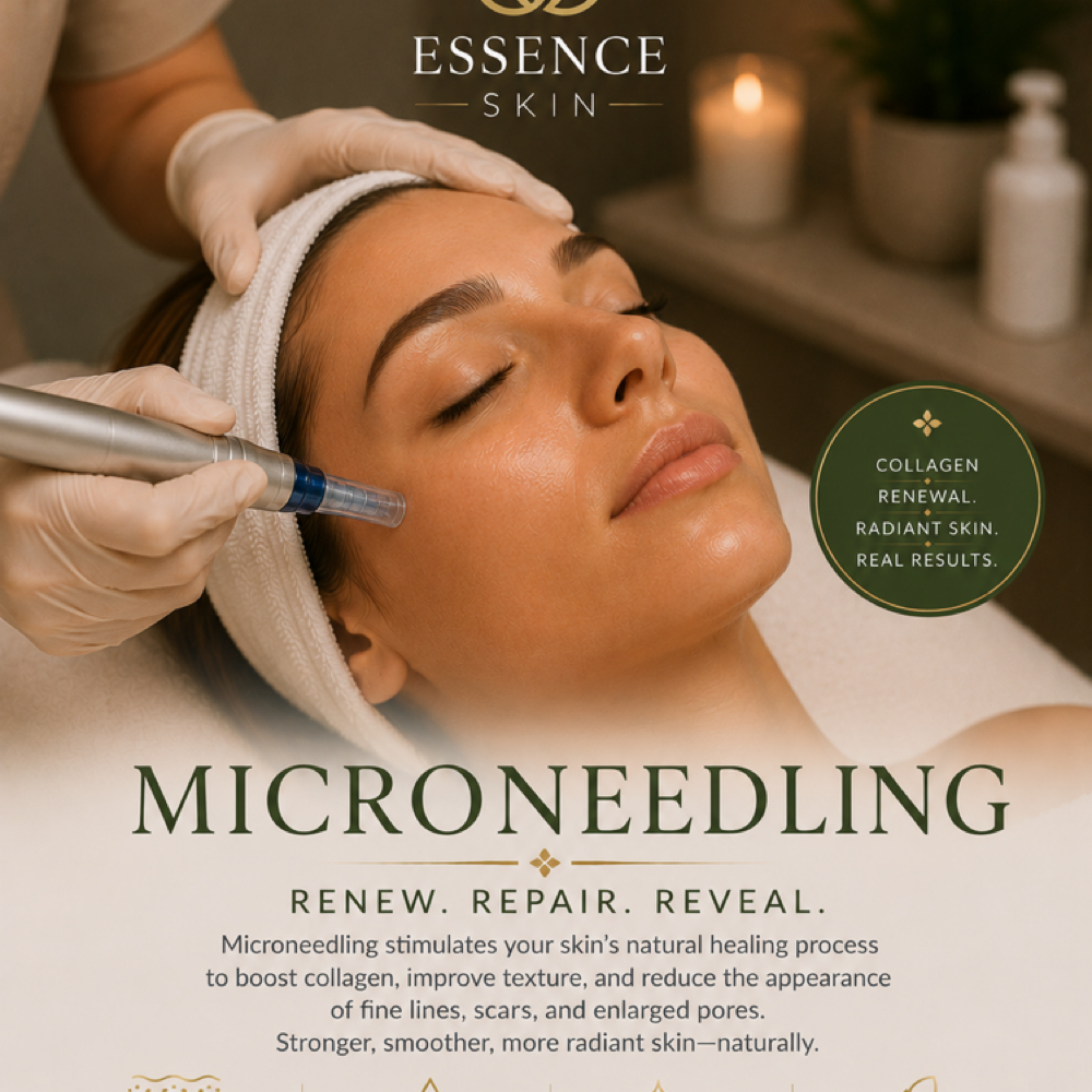 Microneedling at ESSENCE SKIN in Chelmsford, MA