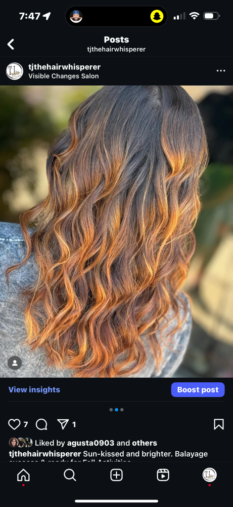 Balayage Highlights