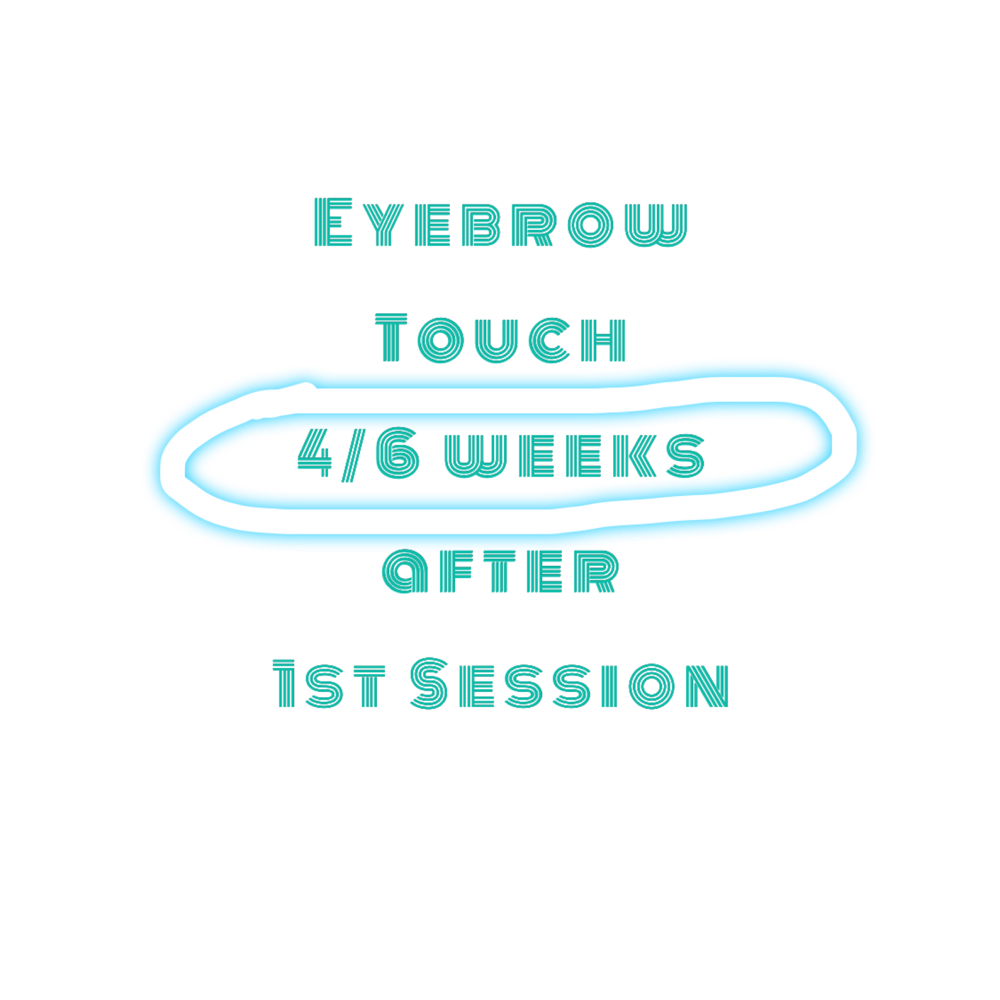 Eyebrow Touch up 4/6 Weeks