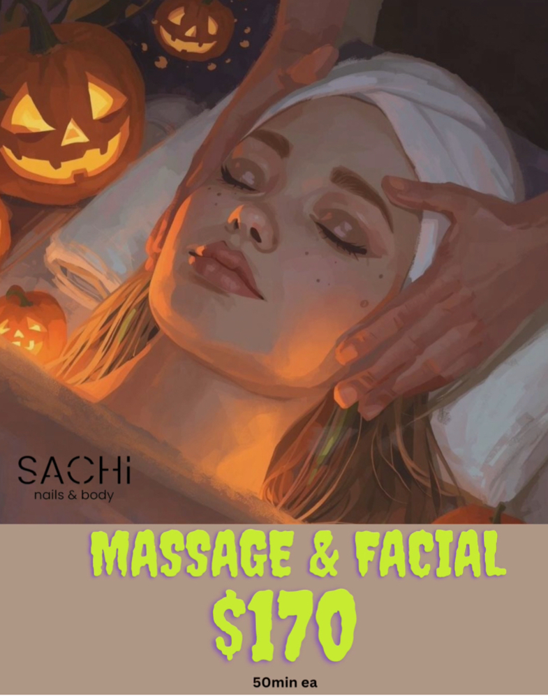 Halloween masage & facial special