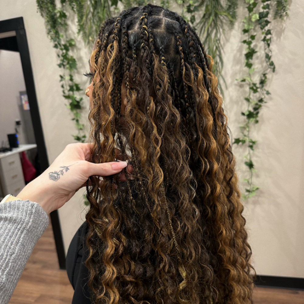 Knotless Braids at Chosen Haven Salon in Menasha, WI