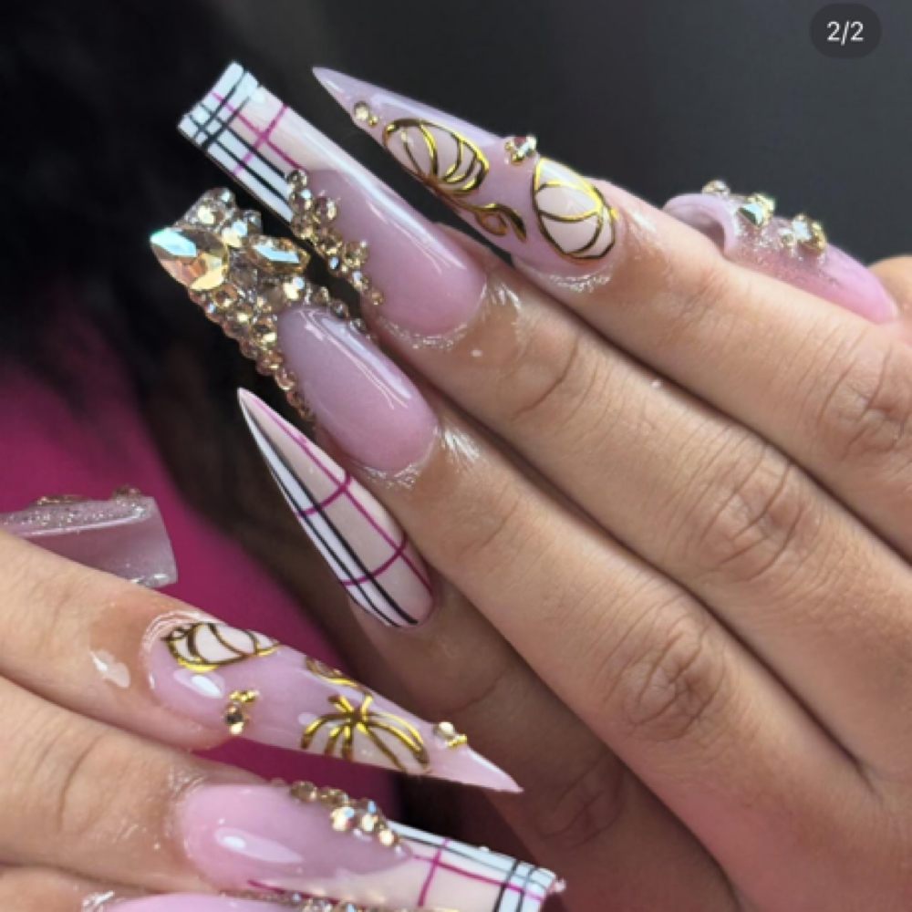 Extra long Nails at Melody  Arrieta in Pooler, GA