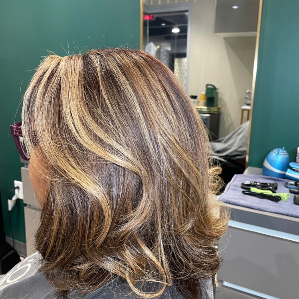 Partial balayage at So Chic Studio in Rockville, MD