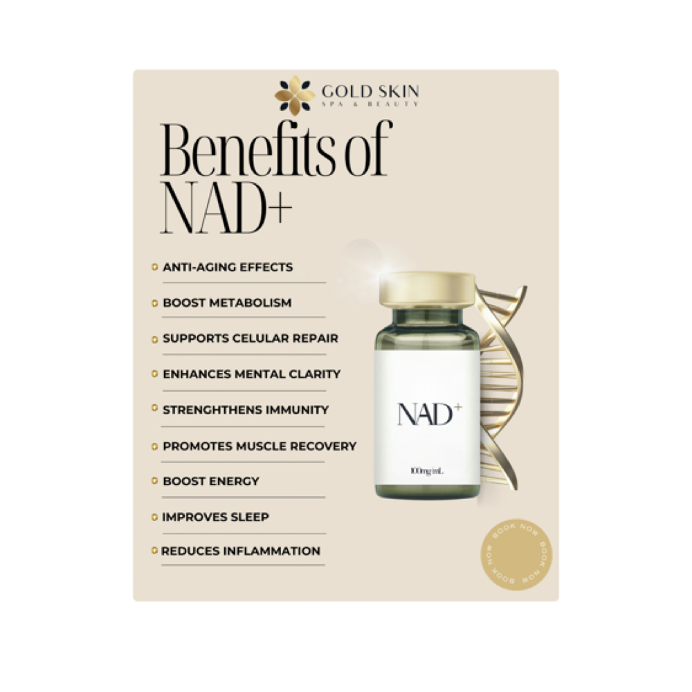 NAD+ Injection therapy at GOLD SKIN SPA AND BEAUTY in MCALLENT, TX