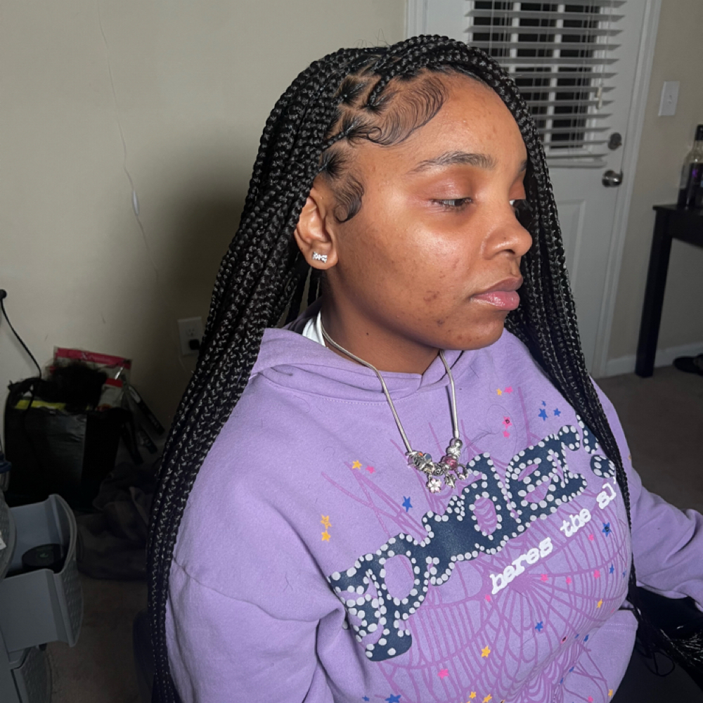 Smedium Knotless at Hair By Kenny 🦋 in Brentwood, TN