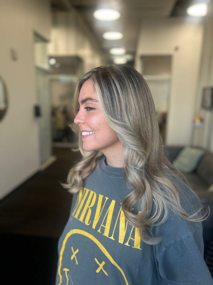 Reverse Balayage With Money Piece at Hair by Jordan Walker in Burbank, CA