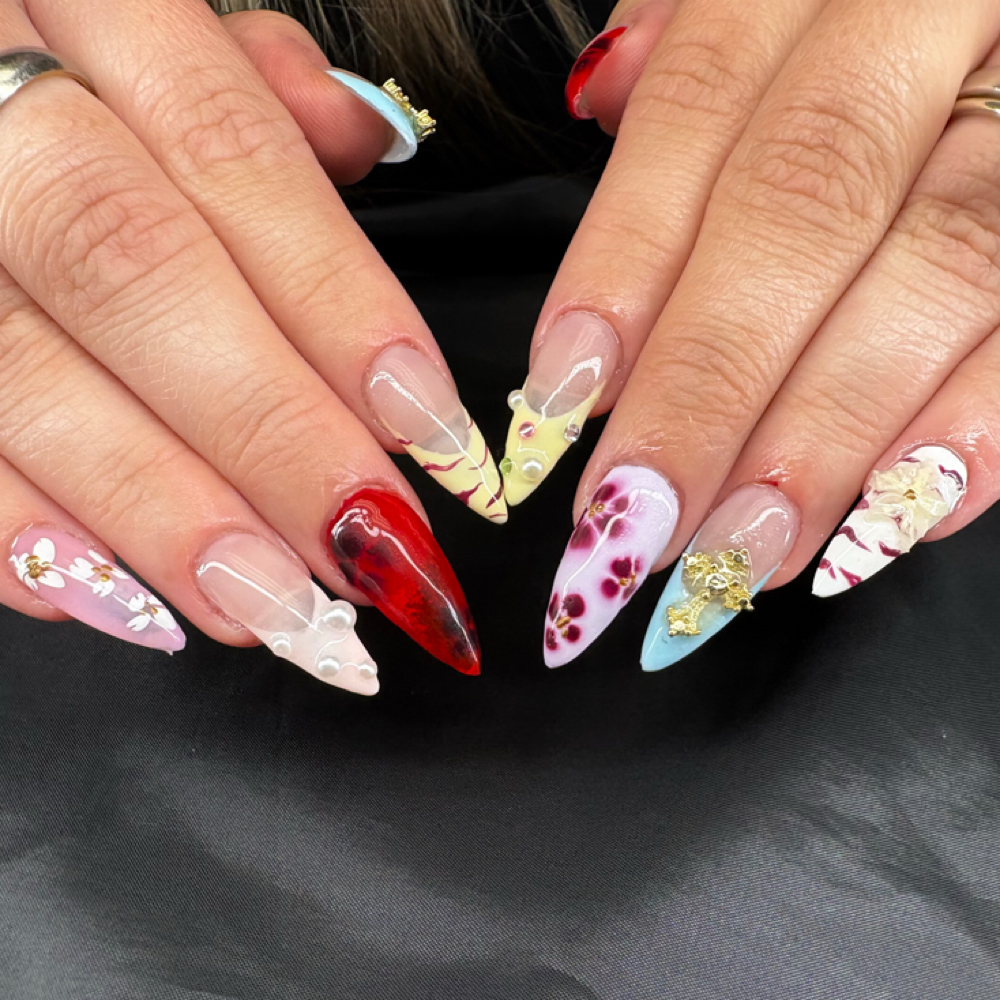 Acrylic /First Time Client Soak Off at Nails by ella in Indianapolis, IN