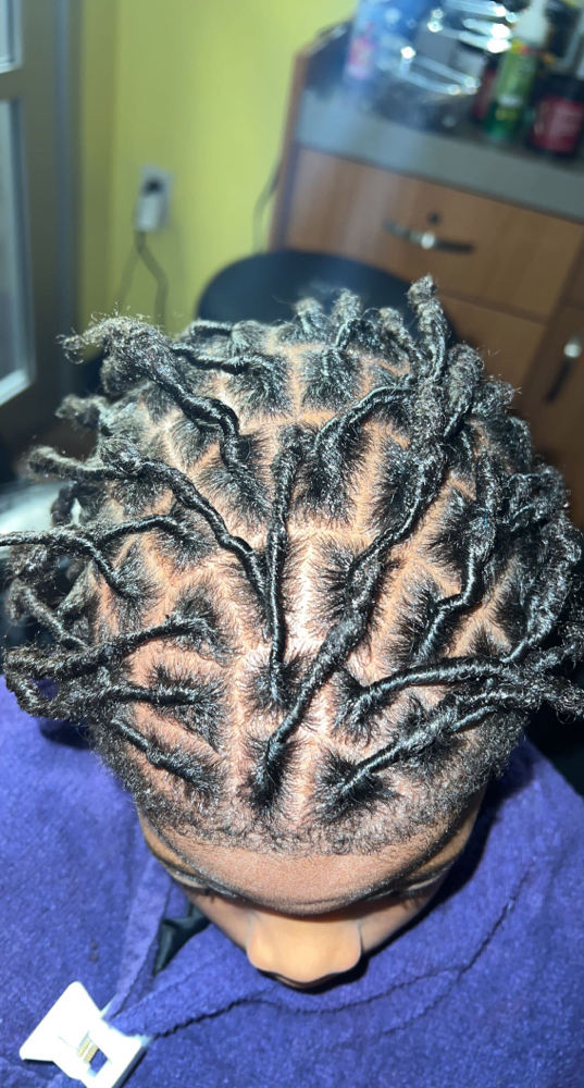 Kids Locs Retwist