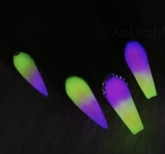 Glow-in-the-Dark Nail Art