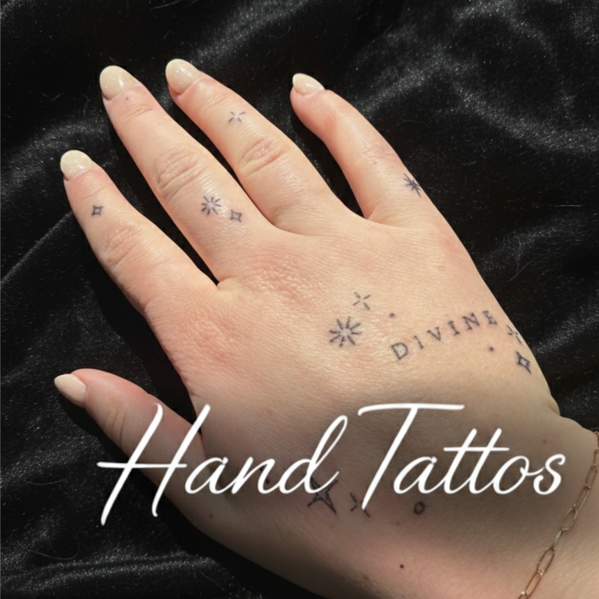 Hand Tattoos at Lea Davis in Lincoln, NE