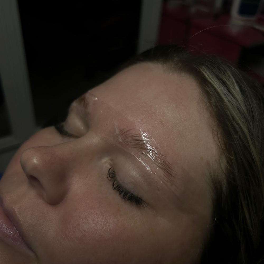 Brow lamination + Tint at Your Nail Technician in Wellford, SC