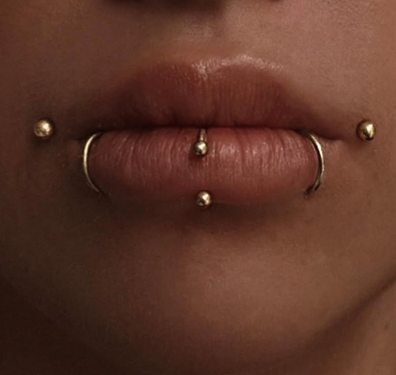 Lip Labret Piercing