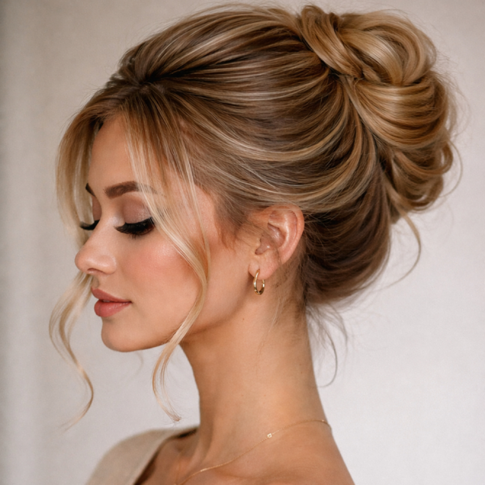 Updo Dry Style at Mafistyle in Costa Mesa, CA