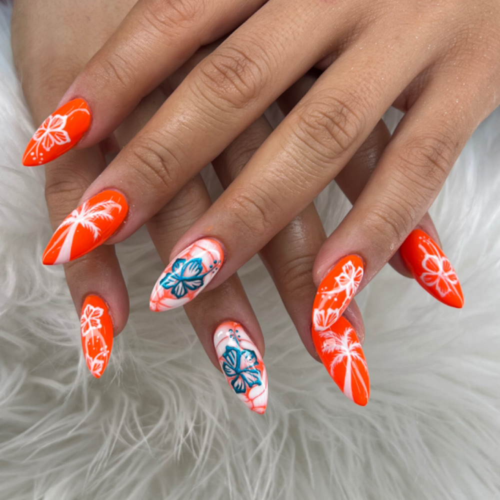 Acrylic Extensions Manicure at Leia Luxe Nails in Beavercreek, OH
