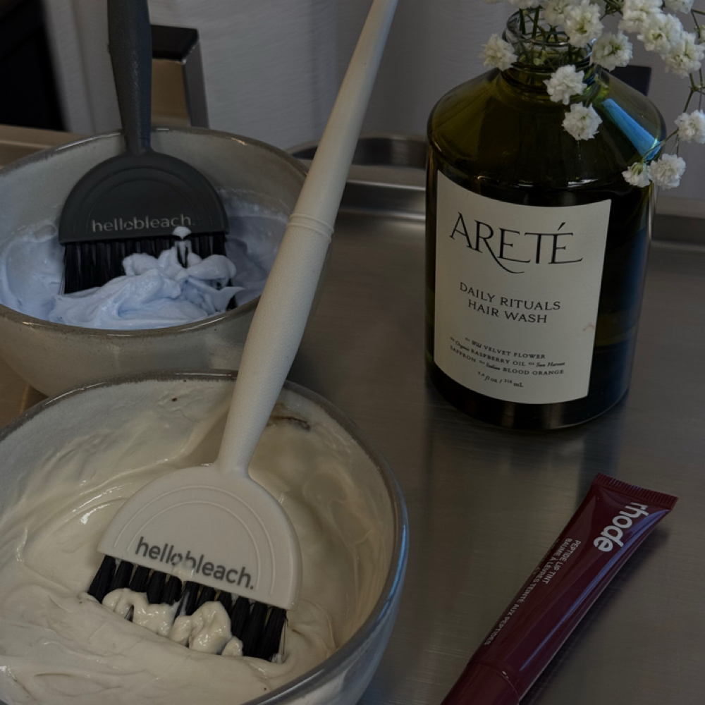 Color + Face Frame Highlight at The Studio X Stephanie •  Color and Extension Arts in Baltimore, MD