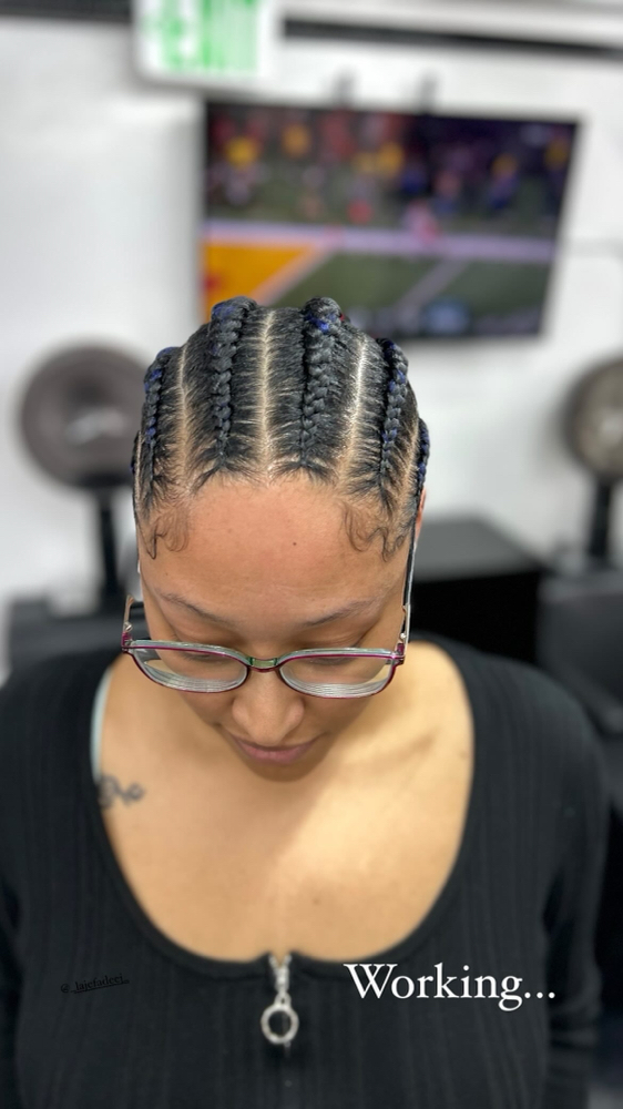 5-8 Feed-In Braids