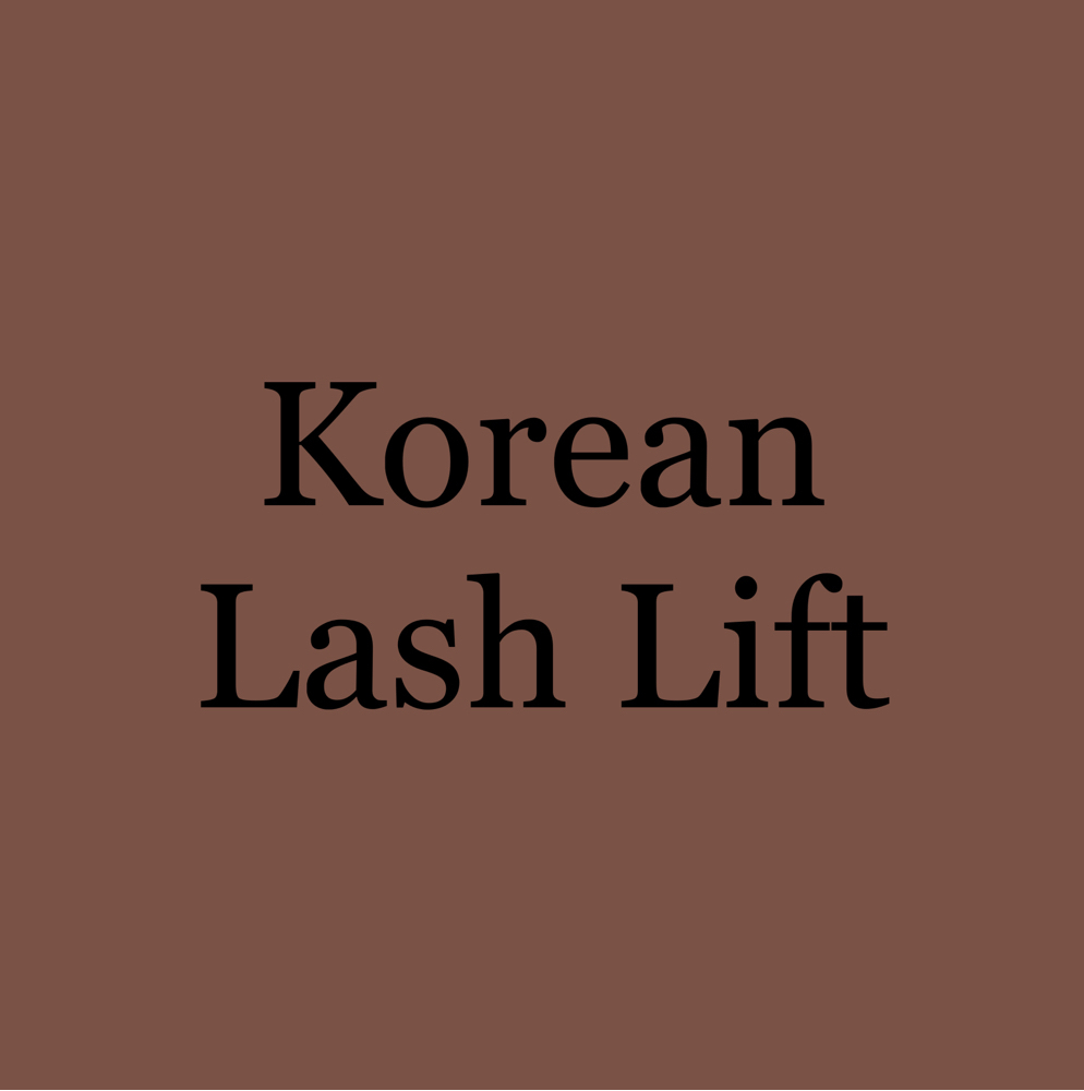 Korean Lash Lift