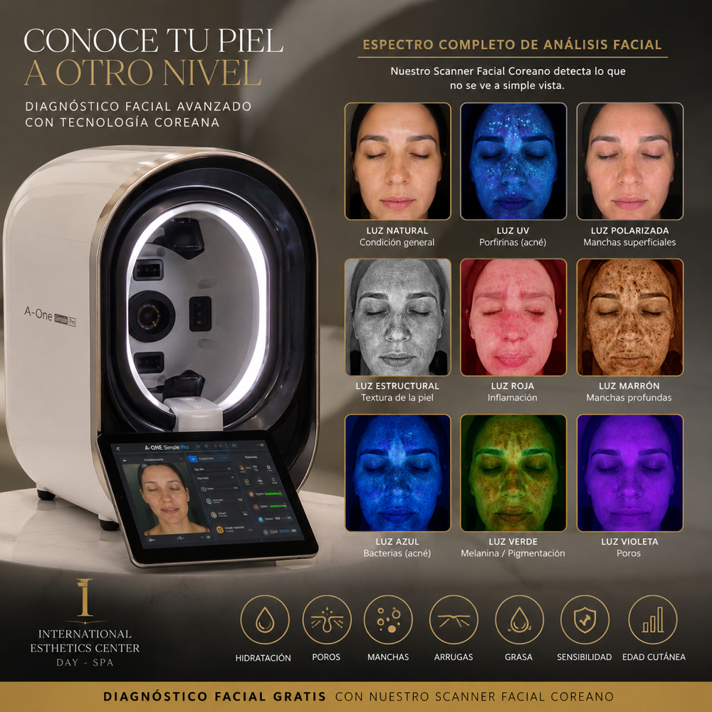 Scanner facial koreano at International Esthetics Center in Goose Creek, SC