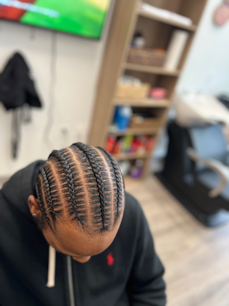 6 Men Stitch Braids at Braidsby_hami in Seattle, WA