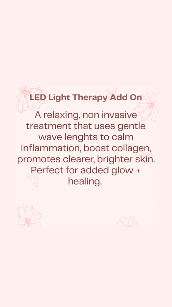 LED LIGHT THERAPY ADD ON