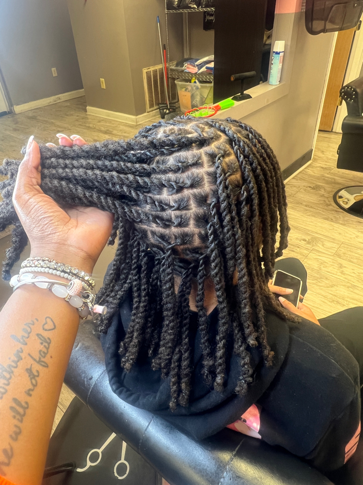 Retwist w/ Two Strand Twist