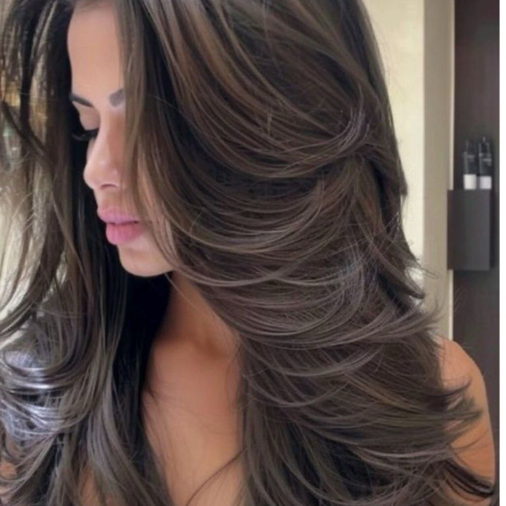 Long Haircut & Blowdry at Blendz By Edith in Garland, TX