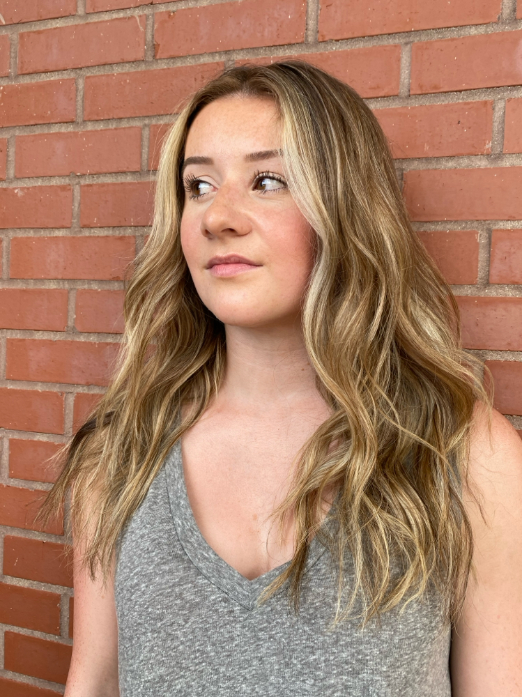 Partial Highlight and Blowdry