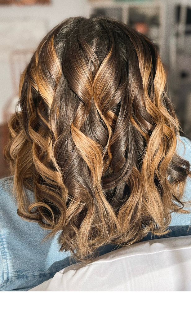 Curls at Permanently Pretty beauty bar in Reading, PA