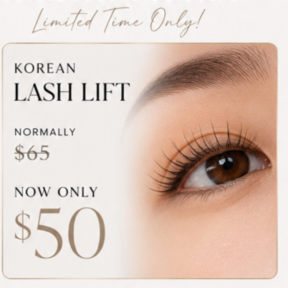 Korean Lash Lift Sale at Skin by Design in Amarillo, TX