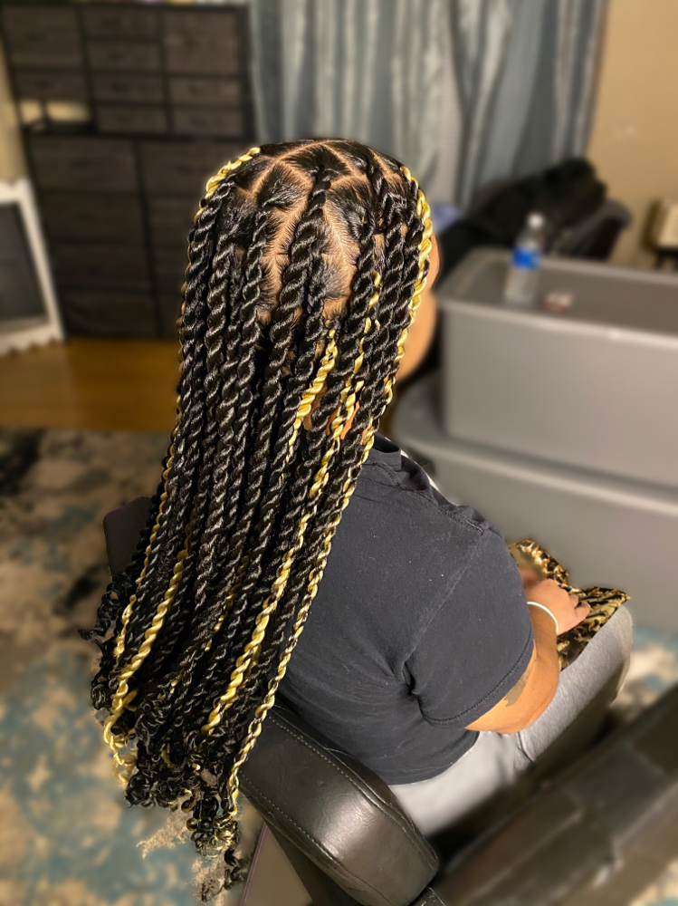 Rope Twists (Sengalese Twists)