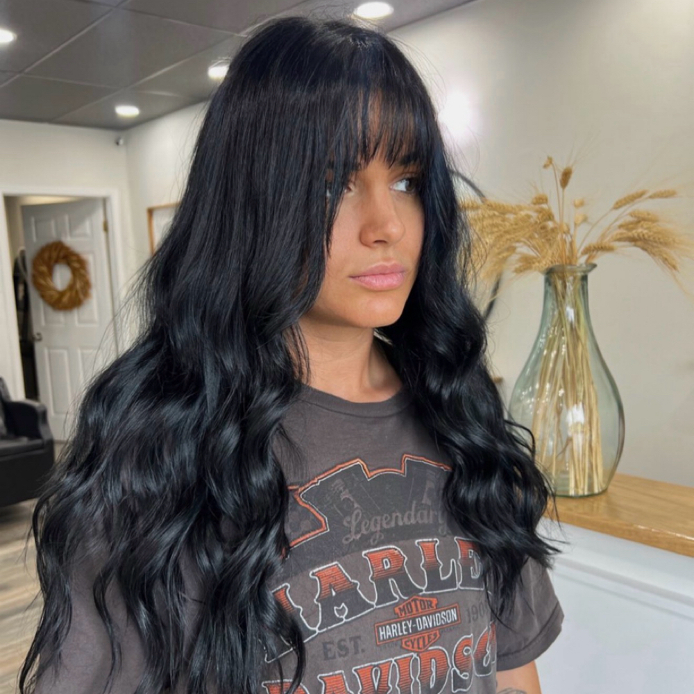 Bang Trim at Foiled Head Spa in Penfield, NY