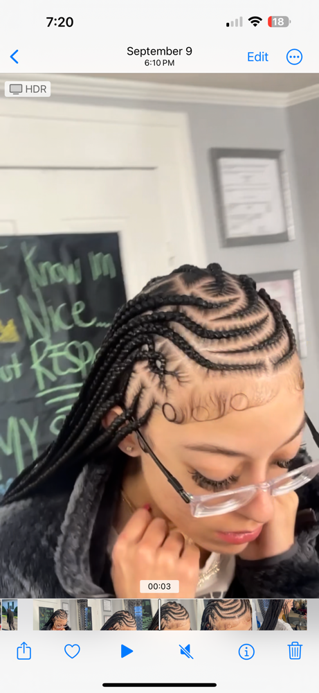 FULANI KNOTLESS BRAIDS 😮‍💨🔥