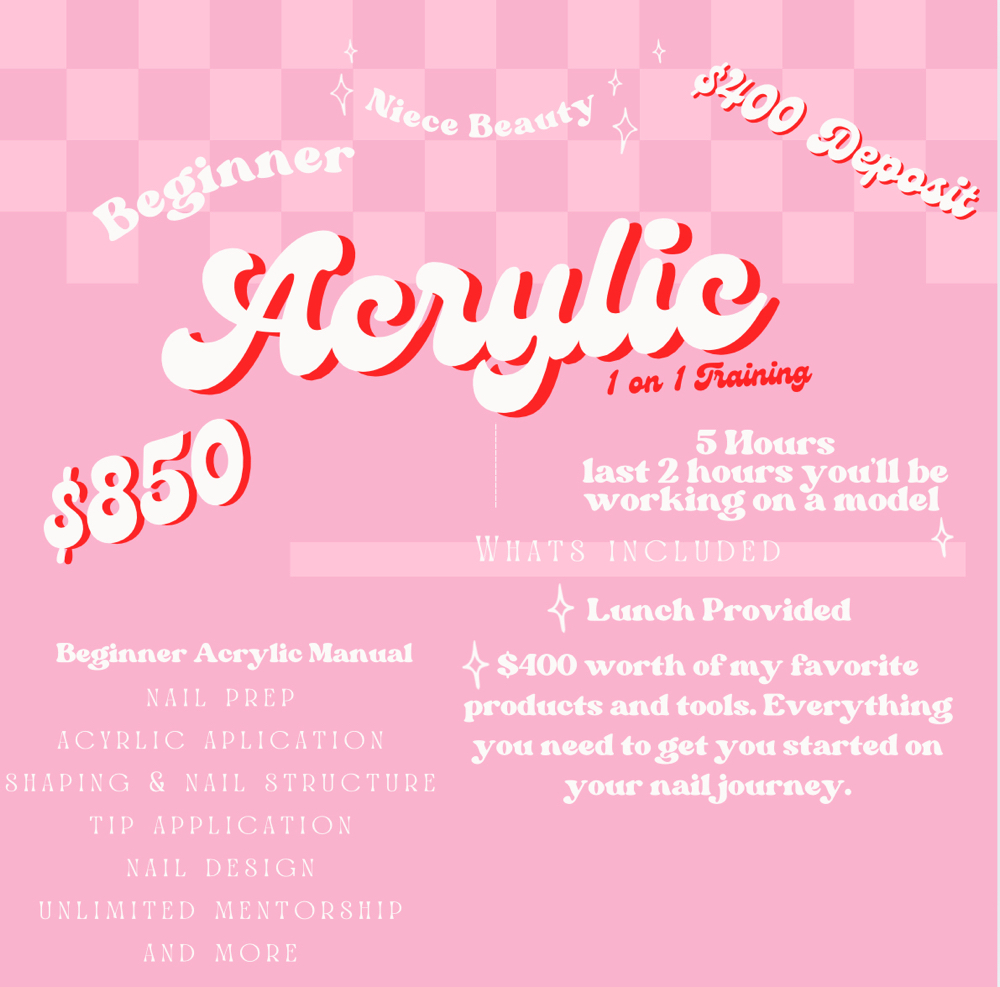 Acrylic Nail Training