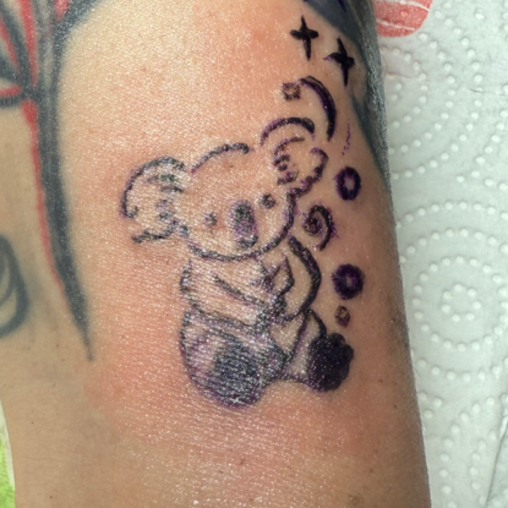 Tiny Tattoo at From hair to Eternity~Special day by Carolina in Saugus, MA