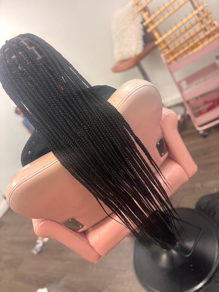 Medium Knotless- at Hair by Aja’ in Birmingham, AL