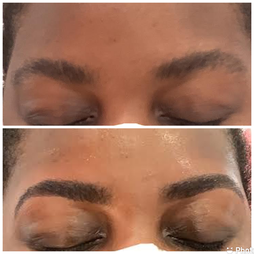 Eye Brow Wax+Tint ( Henna Stain )