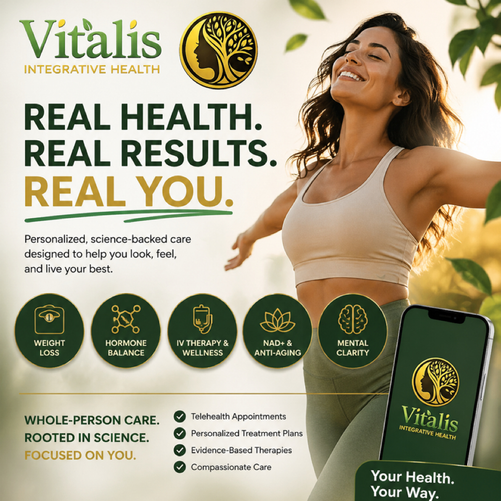 Wellness HRT Consultation at Vitalis Integrative Health in Mission, TX