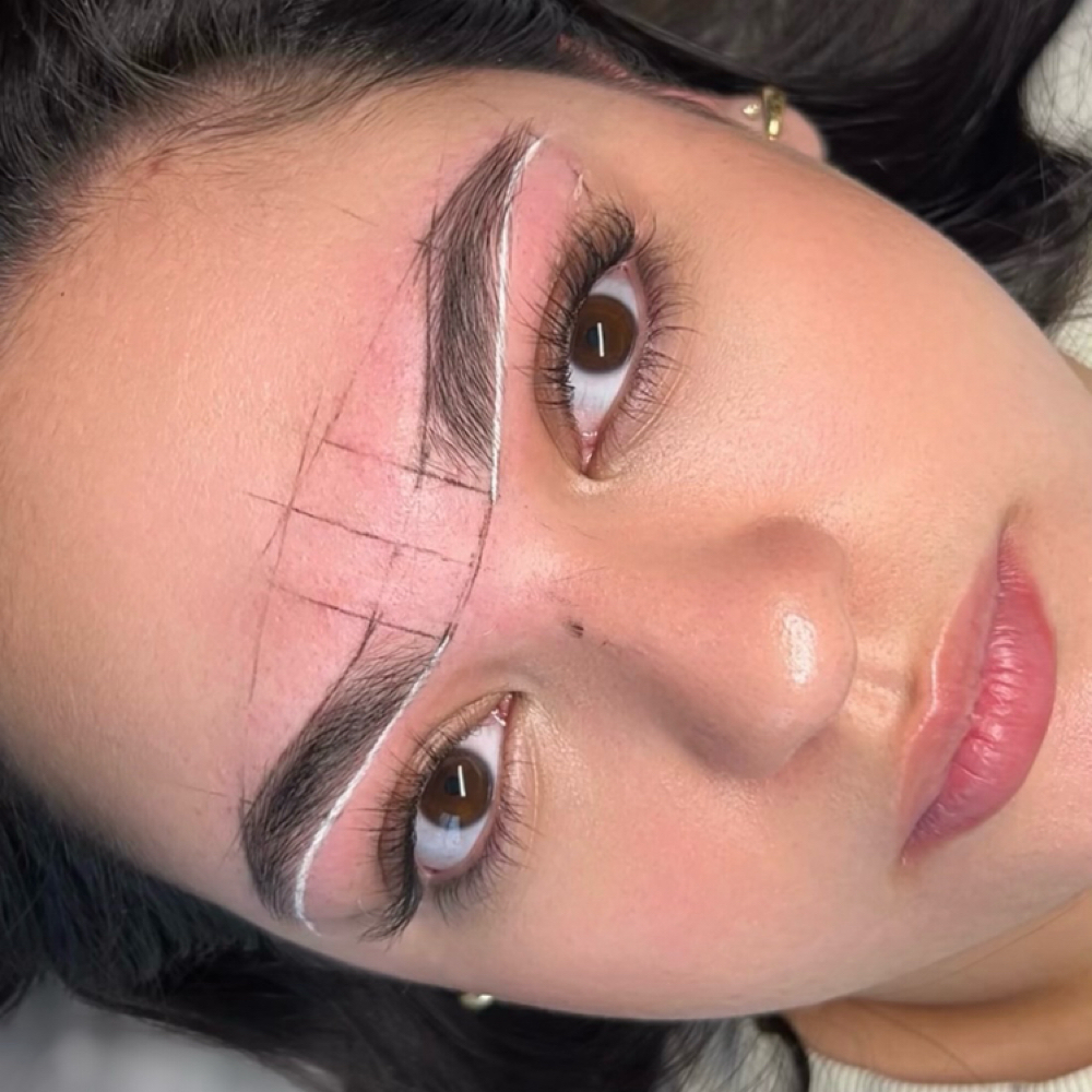 brow tweeze + custom mapping at The Edit Esthetics in Albuquerque, NM