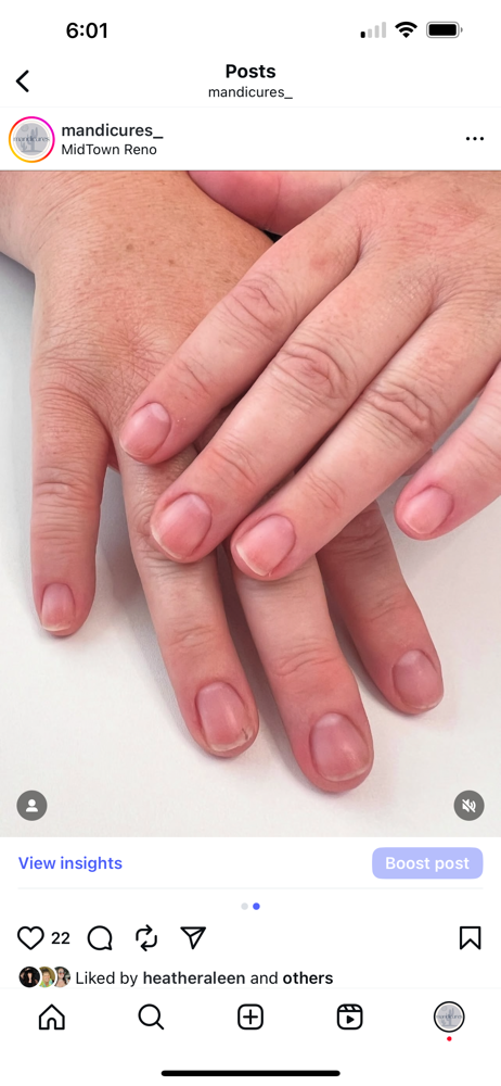 Dry Manicure - No Gel Polish