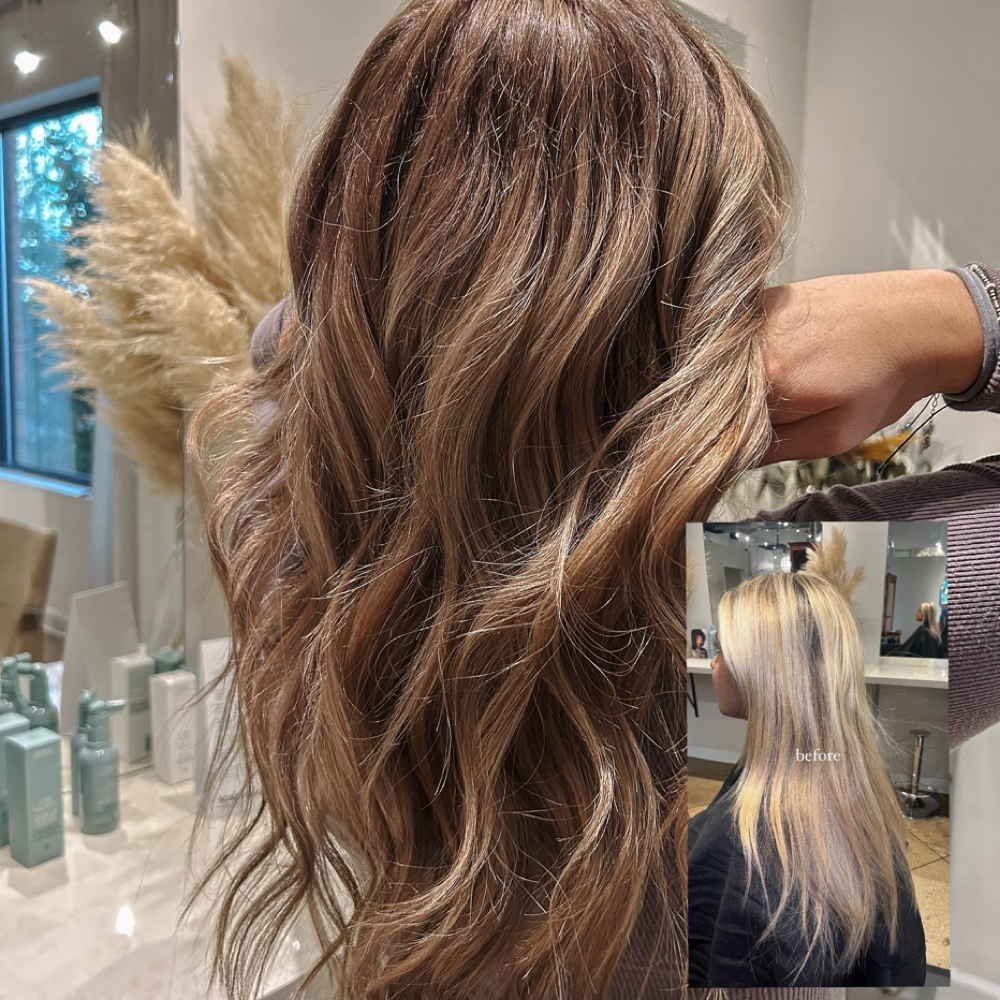 Full Custom Lowlight at Abby Rhea Beauty in Greensboro, NC