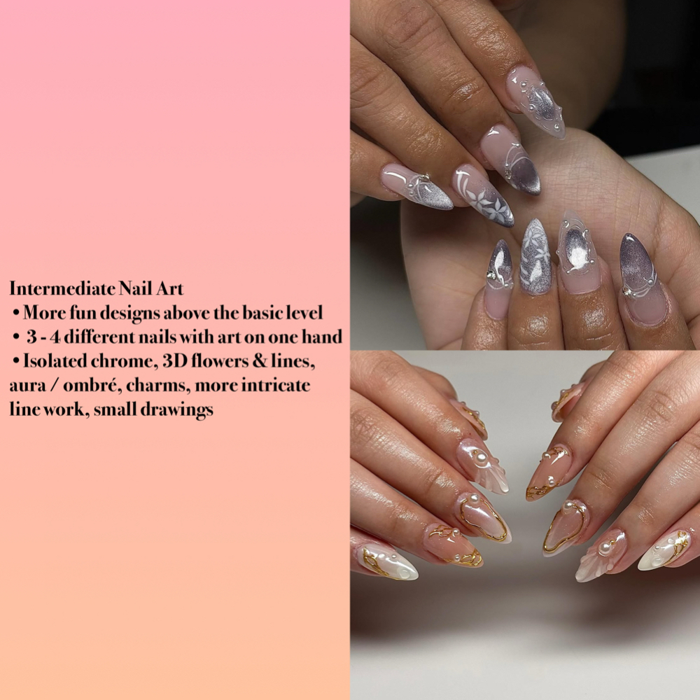 Gel-X, Intermediate Nail Art at JH Gel Creations in Anchorage, AK