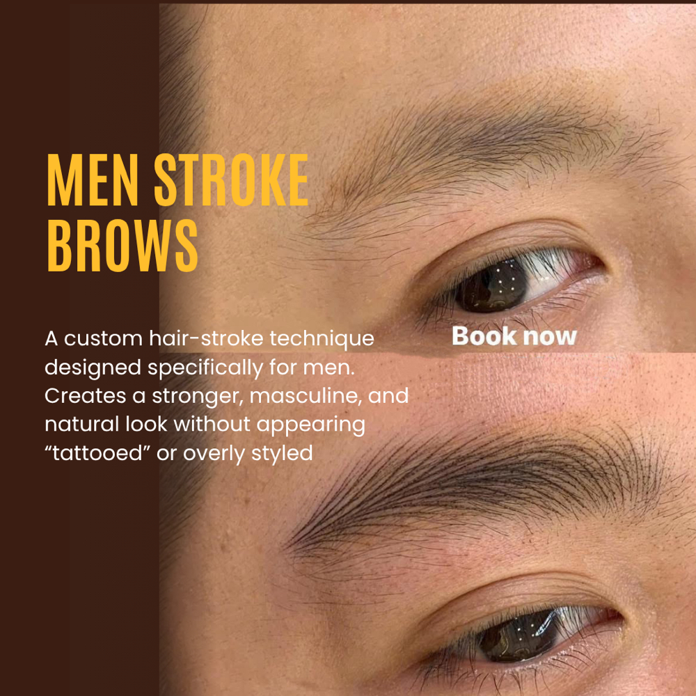 MEN’S SIGNATURE BROWS at Liam Studio - Permanent Beauty in Sandy Spring, GA