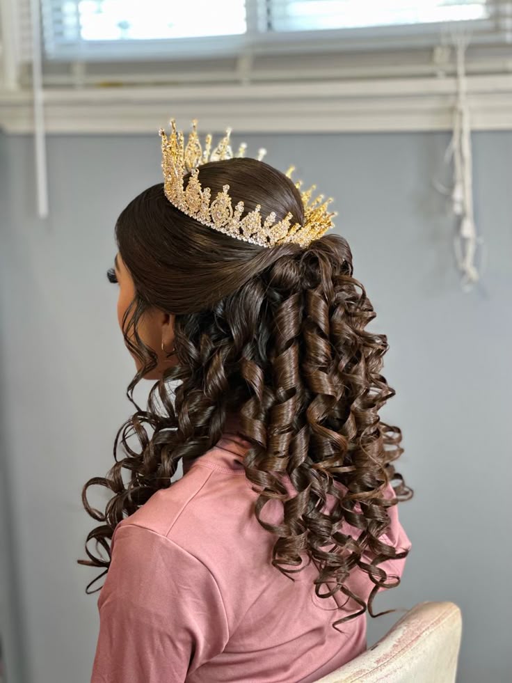 Quinceañera Hair Styling