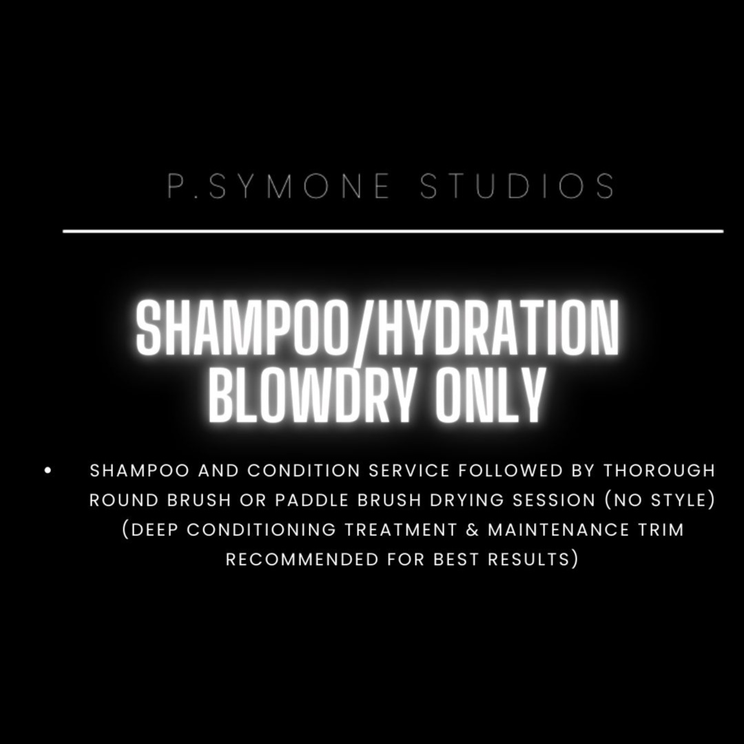 Shampoo|Hyd|Blowdry Only: No style