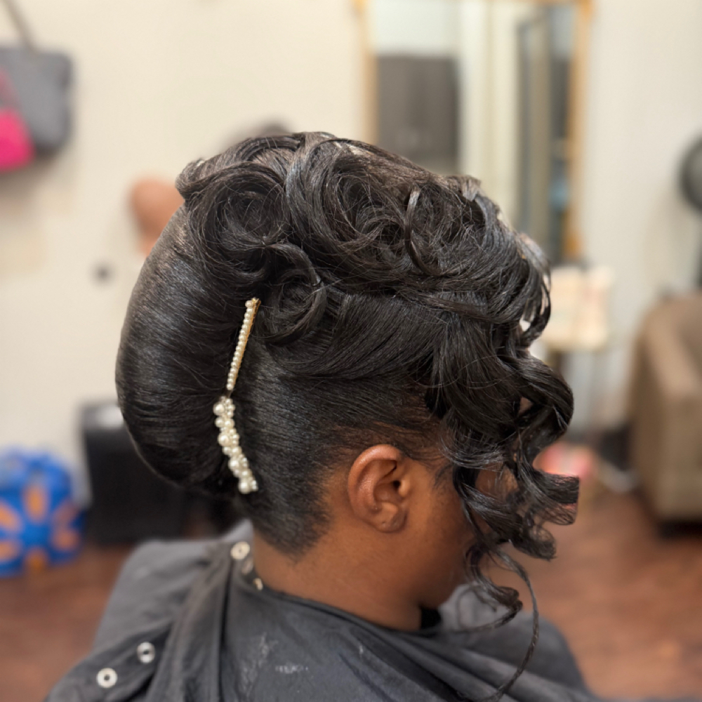 French Roll Updo at ToyaJ Styles in Denver, CO