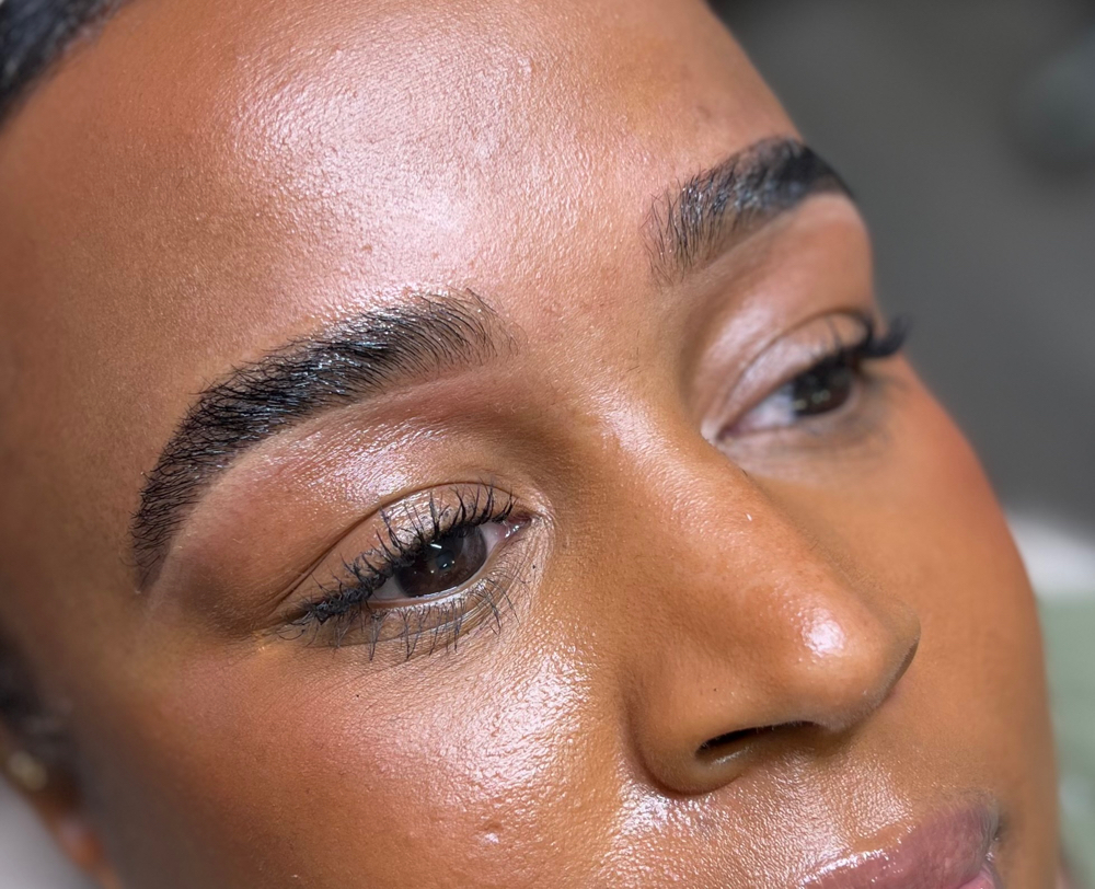 Brow Lamination, Wax + Hybrid Stain