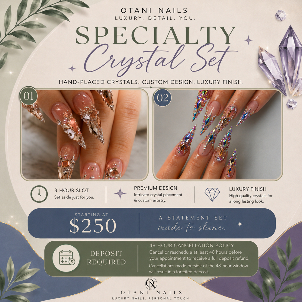 Specialty Nail Session at Otani Nails & Handmade Jewelry in Columbia, SC
