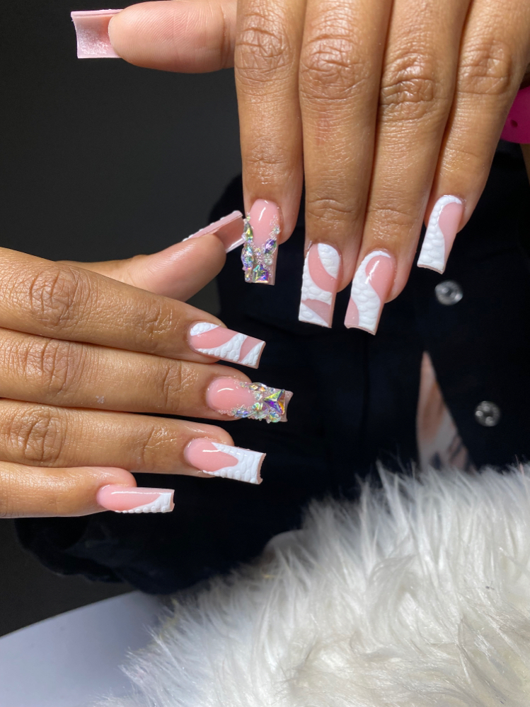 Medium Freestyle 🌸 at Cidity Nails in South bend, IN