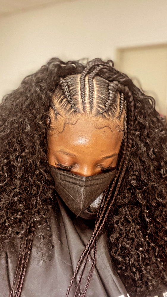 Half Braided / Half Weave •